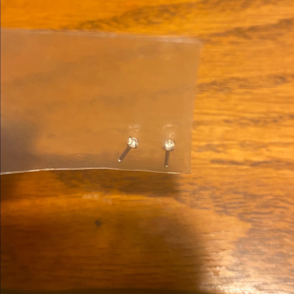 Elegant Silver Stud Earrings with no flat backs